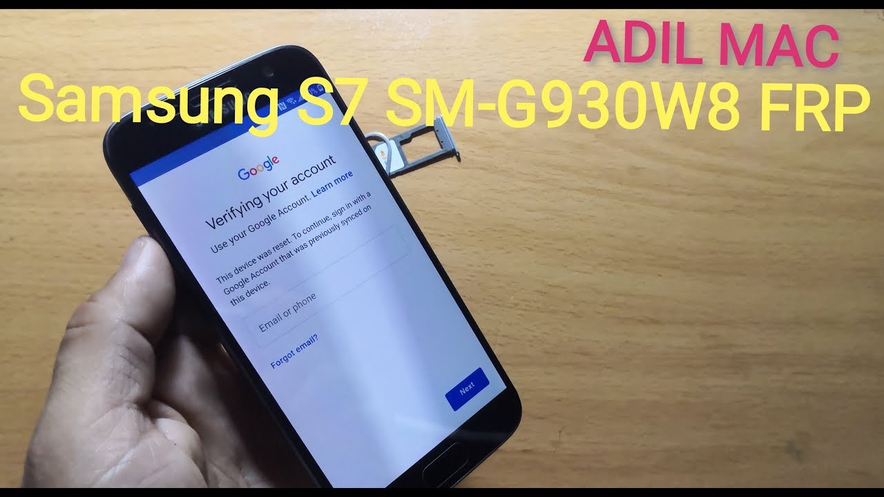 samsung galaxy s7 android 7.0 synced account reset for mac